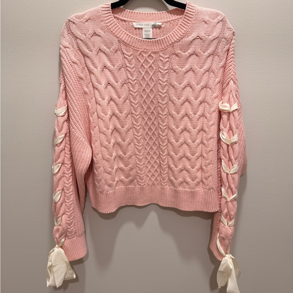 Altar’d State bow sleeve sweater